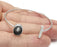 Rod Oval Bracelet Blank Resin Cuff Dry Bezel Cabochon Base Adjustable Antique Silver Plated Brass (11x8 mm Blank) G26559