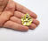 Flower Charms Gold Plated Charms (38x31mm) G26564