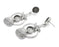 Scallop Starfish Hoop Round Silver Earring Set Base Wire Antique Silver Plated Brass Earring Base (54x22mm) G27177