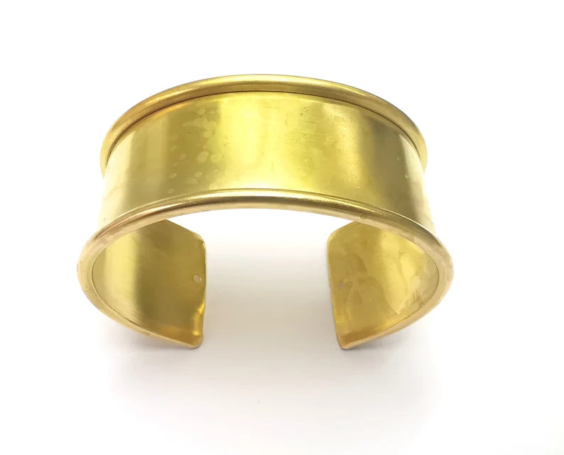 Bracelet Blanks Cuff Blanks Adjustable Bracelet Blank Raw Brass (27mm ) G26939
