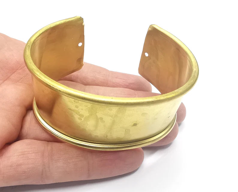 Bracelet Blanks Cuff Blanks Adjustable Bracelet Blank Raw Brass (27mm ) G26939