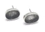 1 Pairs Oval Silver Earring Set Base Wire Antique Silver Plated Brass Earring Base (11x8mm blank) G26948