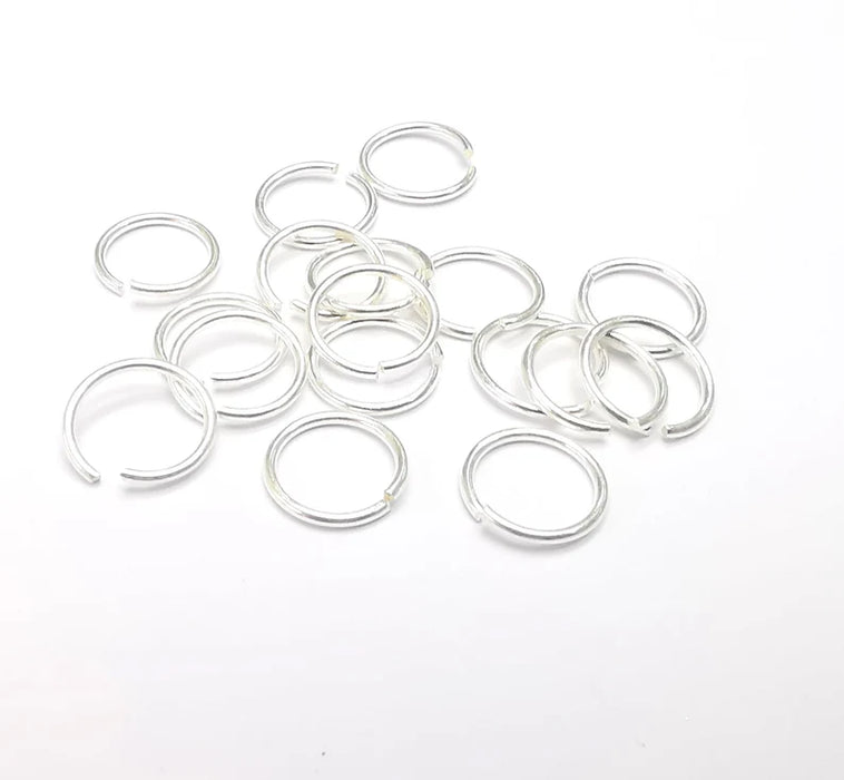 5 Pcs Solid Sterling Silver Jumpring (10mm) (Thickness 1mm - 18 Gauge) 925 Silver Jumpring Findings G30119