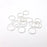 5 Pcs Solid Sterling Silver Jumpring (10mm) (Thickness 1mm - 18 Gauge) 925 Silver Jumpring Findings G30119