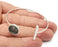 Rod Bracelet Blank Resin Cuff Dry Bezel Cabochon Base Adjustable Antique Silver Plated Brass (12mm Blank) G27298