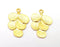 2 Leaf Charms Gold Plated Charms (30x20mm) G27476