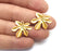 2 Leaf Charms Gold Plated Charms (24x21mm) G27479