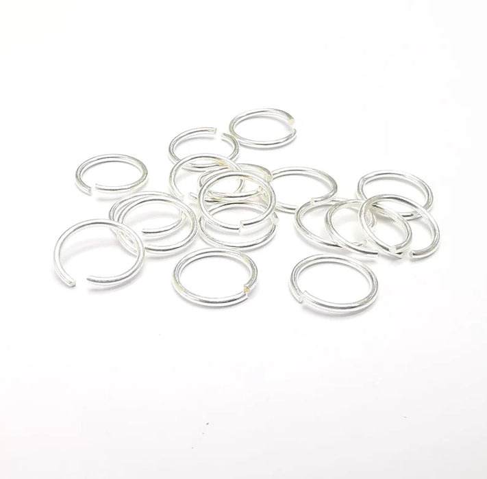 5 Pcs Solid Sterling Silver Jumpring (10mm) (Thickness 1mm - 18 Gauge) 925 Silver Jumpring Findings G30119