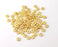 10 Flower Beads Matte Gold Plated Beads (5mm) G27572