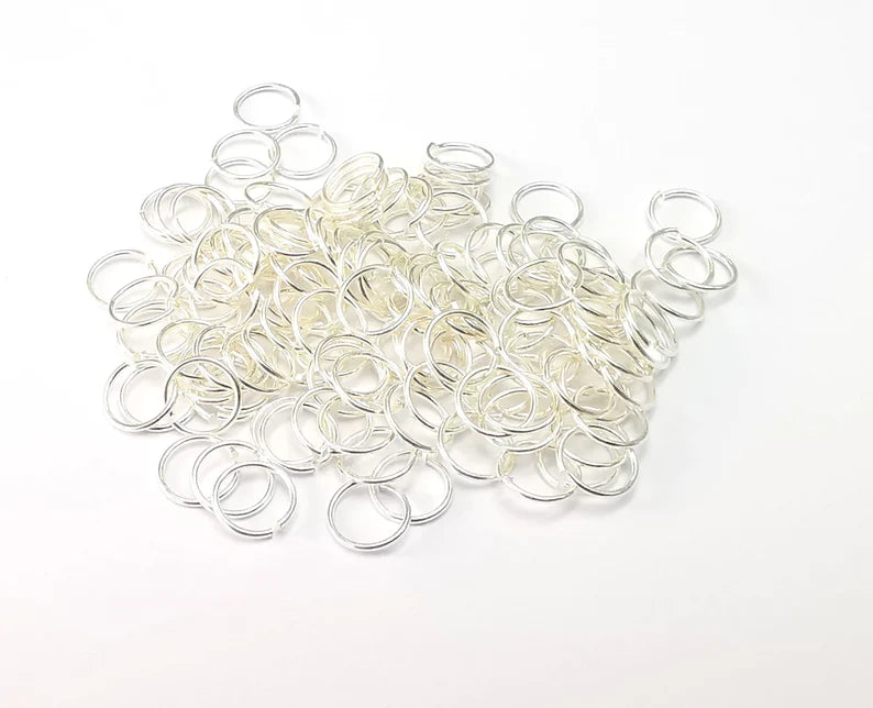 20Pcs Sterling Silver Jumpring 6mm, 22ga (Thickness 0.6mm - 22 Gauge) 925 Solid Silver Jumpring Findings G30088