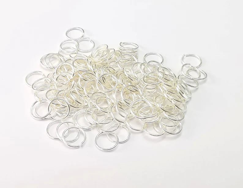 20Pcs Sterling Silver Jumpring 6mm, 22ga (Thickness 0.6mm - 22 Gauge) 925 Solid Silver Jumpring Findings G30088