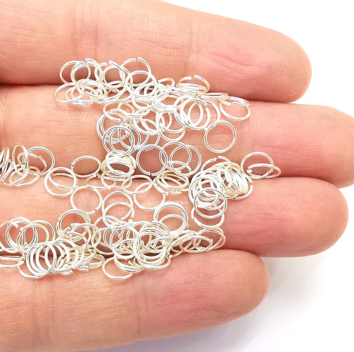 20Pcs Sterling Silver Jumpring 6mm, 22ga (Thickness 0.6mm - 22 Gauge) 925 Solid Silver Jumpring Findings G30088