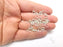 10 Solid Sterling Silver Jumpring (6mm) (Thickness 0.8mm - 20 Gauge) 925 Silver Jumpring Findings G30202