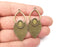 Leaf Charm Blank Cabochon Base Antique Bronze Plated Charms 45x20mm (10x8mm bezel) G27753