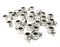 Cylinder Silver Bails, Beads Hanger Antique Silver Plated Findings (10x6mm) G27624
