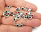 Cylinder Silver Bails, Beads Hanger Antique Silver Plated Findings (10x6mm) G27624