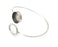 Swirl Round Bracelet Blank Resin Cuff Dry Bezel Cabochon Base Adjustable Antique Silver Plated Brass (14mm Blank) G27632