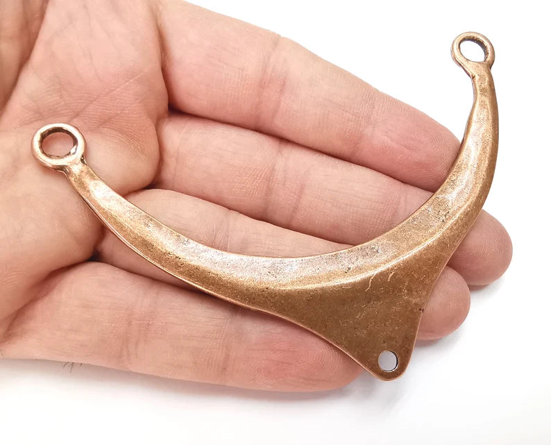 Collar Pendant Connector Antique Copper Plated Pendants (108mm) G27834