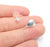Sterling Silver Earring Posts 2 Pcs (1 pair) 925 Silver Teardrop Earring Needle with Loop Findings (13x8mm) G30360