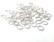20 Silver Jumpring Antique Silver Plated Brass Thin jumpring ,Findings (9 mm)(wire thickness 0.8mm 21 gauge) G27746