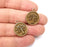Tree Round Charms Antique Bronze Plated Charms (22x18mm) G27751