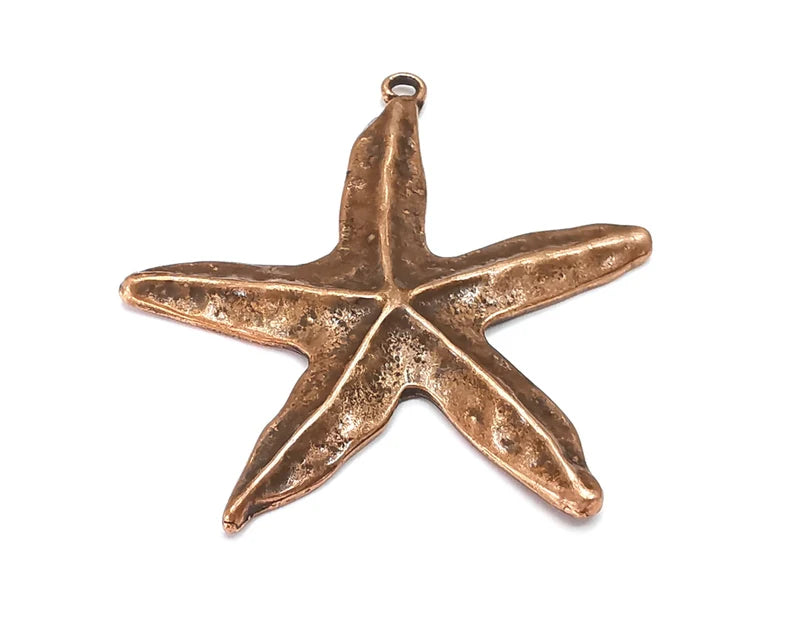 Starfish Charms Antique Copper Plated Charms (50x48mm) G27831