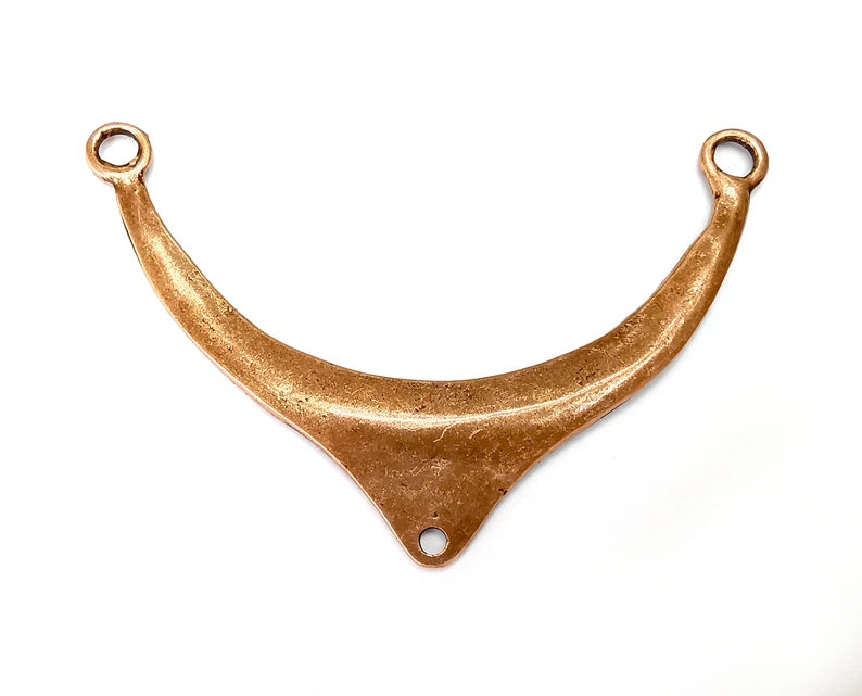 Collar Pendant Connector Antique Copper Plated Pendants (108mm) G27834