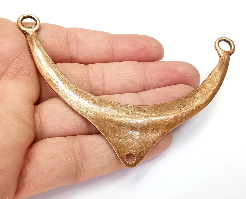 Collar Pendant Connector Antique Copper Plated Pendants (108mm) G27834