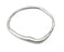 Circle Hoop Findings Antique Silver Plated (72mm) G28379