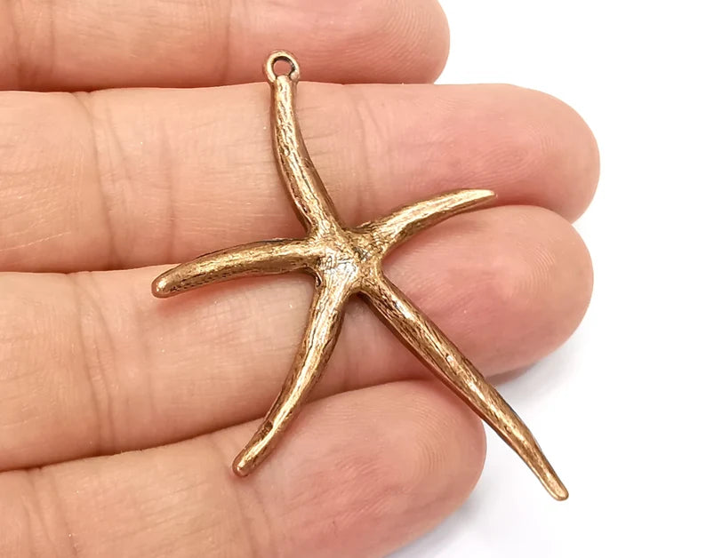 Starfish Charms Antique Copper Plated (52x37mm) G28355