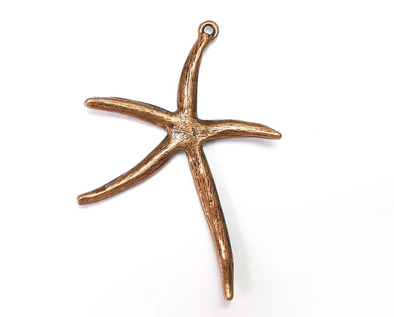 Starfish Charms Antique Copper Plated (52x37mm) G28355