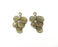 Leaf Charms Antique Bronze Plated (29x19mm) G28356