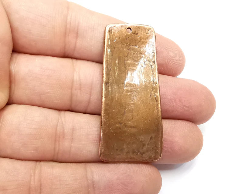 Ethnic Flower Charms Antique Copper Plated Charms (50x22mm) G28375