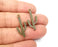Cactus Charms Antique Bronze Plated (28x12mm) G28386