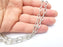 Antique Silver Large Cable Chain (12x6 mm) Antique Silver Plated Cable Chain (1 Meter - 3.3 feet ) G28613