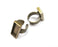 Rectangle Antique Bronze Ring Blank Setting, Cabochon Mounting, Adjustable Resin Ring Base Bezel, Inlay Ring Mosaic Ring Bezel (25x10mm) G28825