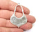 Ethnic Charms, Antique Silver Plated Charms (50x34mm) G28865