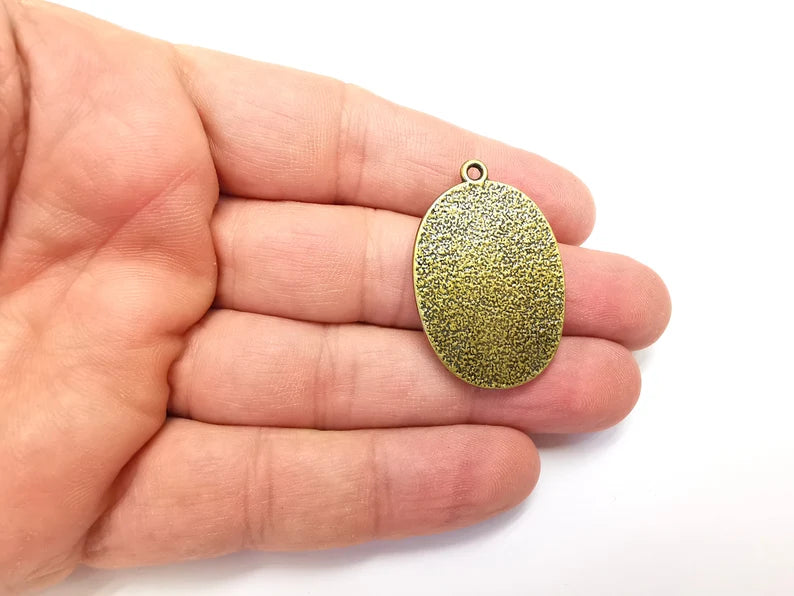 Tree Charms Antique Bronze Plated DIY Charms, Dangle Earring Component (37x25mm) G29121