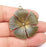 Flower Charms Pendant Antique Bronze Plated (42x38mm) G29239