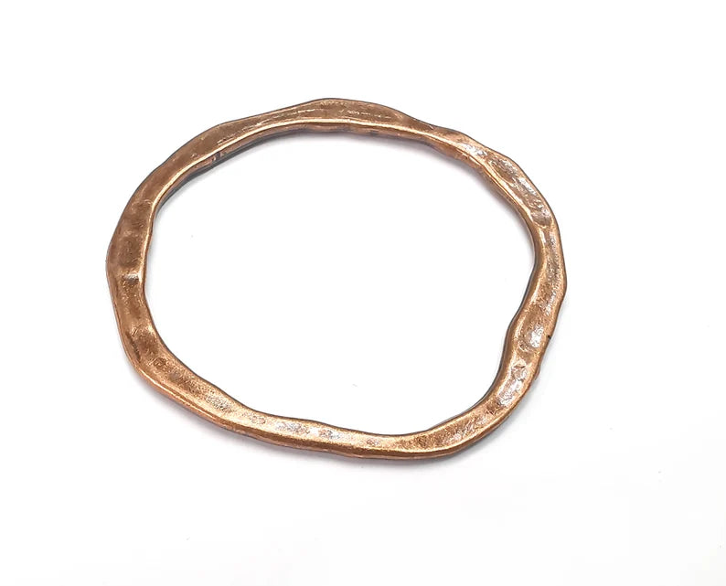 Circle Findings, Antique Copper Plated (50mm) G29242