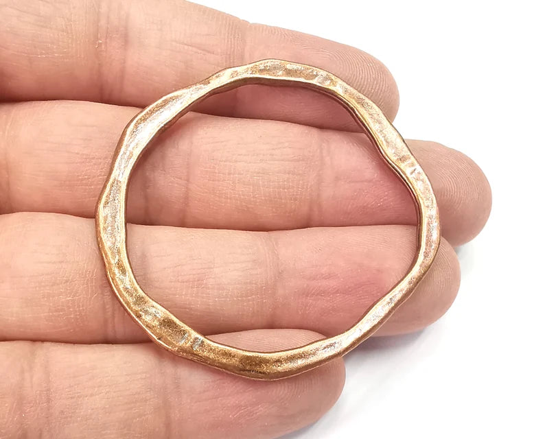 Circle Findings, Antique Copper Plated (50mm) G29242
