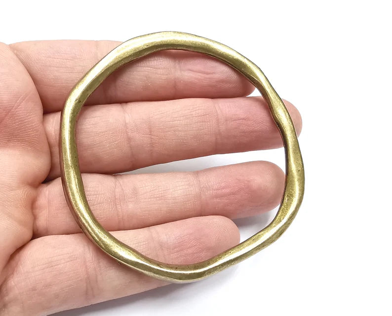 Circle Findings Antique Bronze Plated (75mm) G29278