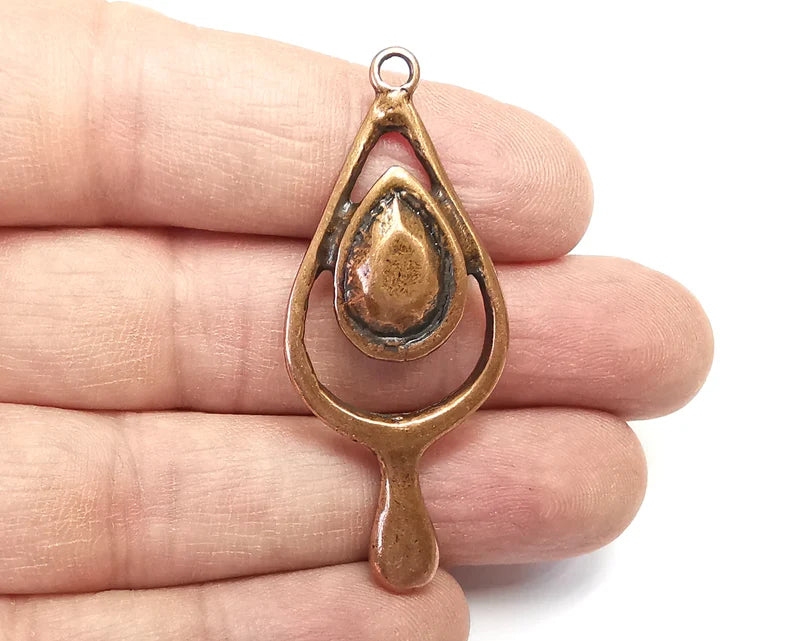 Drop Pear Charms Antique Copper Plated Plants Charms (51x22mm) G29632
