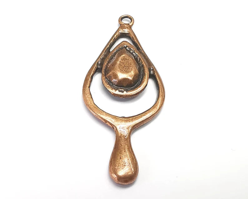Drop Pear Charms Antique Copper Plated Plants Charms (51x22mm) G29632