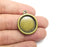 Round Charm Bezel, Resin Blank, inlay Mounting, Mosaic Pendant Frame, Cabochon Base,Dry Flower Setting,Antique Bronze Plated ( 20mm ) G29698