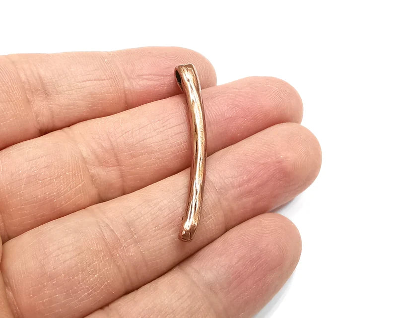 4 Antique Copper Pendant Connector Antique Copper Plated Pendant (44x5mm) G29798