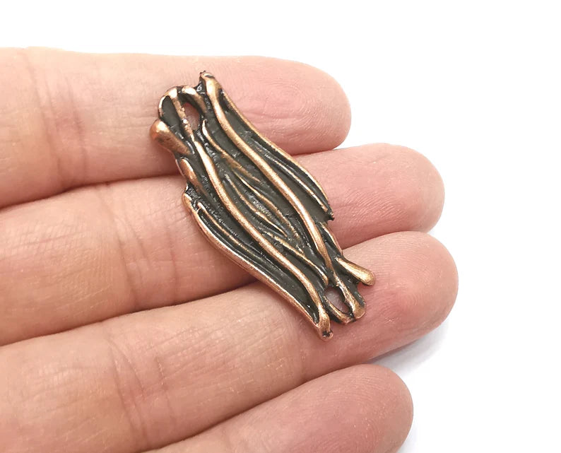 Sticks, Dangle Connector Charms Antique Copper Plated (43x20mm) G33080