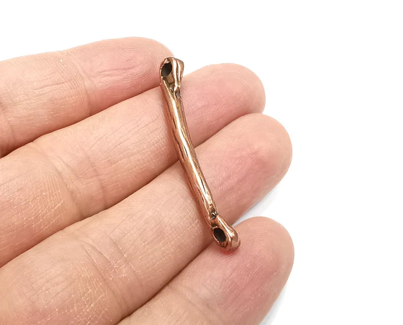 4 Antique Copper Pendant Connector Antique Copper Plated Pendant (44x5mm) G29798