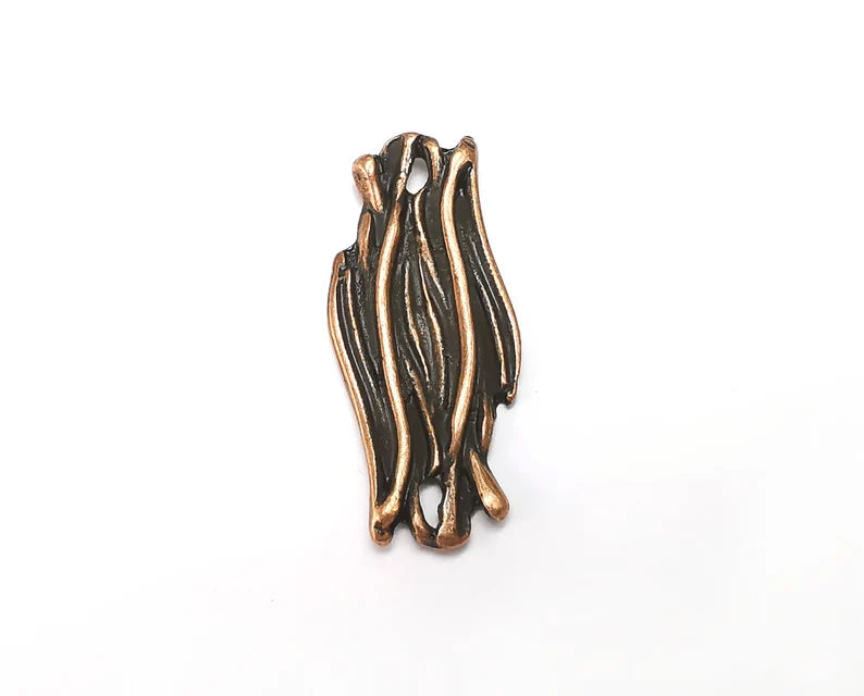 Sticks, Dangle Connector Charms Antique Copper Plated (43x20mm) G33080