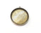 Round Pendant Blanks, Resin Bezel Bases, Mosaic Mountings, Dry flower Frame, Polymer Clay base, Antique Bronze Plated (40mm) G33200